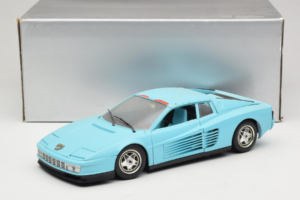 Ferrari Testarossa Borsenmodell 1997 Limited Edition Blå Bburago 1:18 B002 Metal — billede 8 af 8