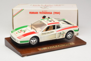Ferrari Testarossa Italia 90 Hvid Bburago 1:18 3059-W1 Metal — billede 8 af 8