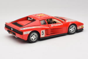 Ferrari Testarossa Brummel #5 Rød 1984 Bburago 1:18 3004-P1 Metal — billede 3 af 8