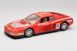 Ferrari Testarossa Brummel #5 Rød 1984 Bburago 1:18 3004-P1 Metal