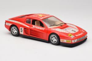 Ferrari Testarossa Brummel #5 Rød 1984 Bburago 1:18 3004-P1 Metal — billede 6 af 8
