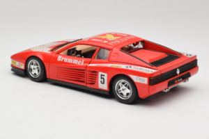 Ferrari Testarossa Brummel #5 Rød 1984 Bburago 1:18 3004-P1 Metal — billede 7 af 8