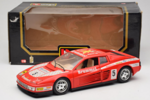Ferrari Testarossa Brummel #5 Rød 1984 Bburago 1:18 3004-P1 Metal — billede 8 af 8