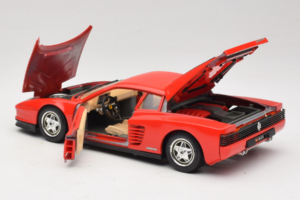 Ferrari Testarossa PPG Auto Refinish Rød Bburago 1:18 3039-P3 Metal — billede 5 af 8