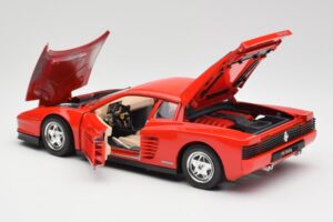 Ferrari Testarossa Rød Bburago 1:18 3019 Metal — billede 5 af 8