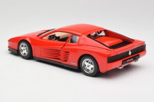 Ferrari Testarossa Rød Bburago 1:18 3019 Metal — billede 7 af 8