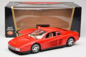 Ferrari Testarossa Rød Bburago 1:18 3019 Metal — billede 8 af 8