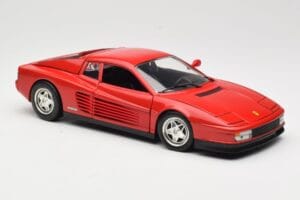 Ferrari Testarossa Rød Hot Wheels 1:18 23918 Metal — billede 6 af 8