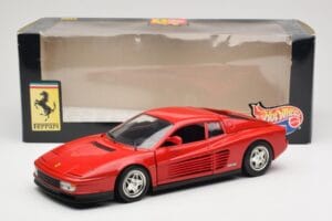 Ferrari Testarossa Rød Hot Wheels 1:18 23918 Metal — billede 8 af 8