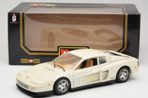 Ferrari Testarossa Hvid Bburago 1:18 3019-W1 Metal — billede 8 af 8