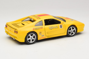 Ferrari F355 Berlinetta Racing Gul Solido 1:18 9009-Y1 Metal — billede 3 af 8