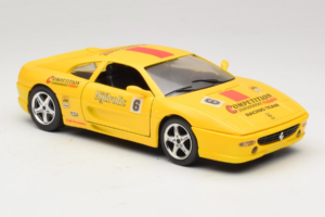 Ferrari F355 Berlinetta Racing Gul Solido 1:18 9009-Y1 Metal — billede 6 af 8