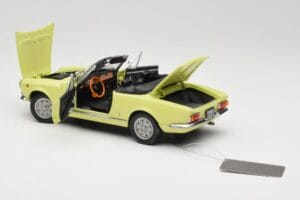 Fiat 124 Spider BS1 Gul Sun Star 1:18 4921 Metal — billede 5 af 8