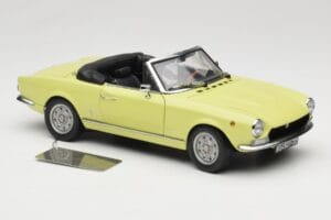 Fiat 124 Spider BS1 Gul Sun Star 1:18 4921 Metal — billede 6 af 8