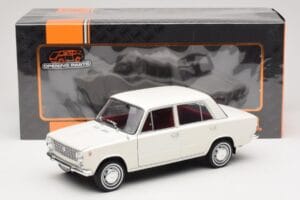 Fiat 124 Hvid IXO 1:18 18CMC205OP Metal — billede 8 af 8