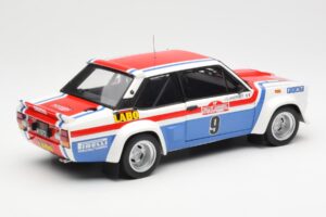 Fiat 131 Abarth Fiat France #9 J-C. Andruet / C. Delferrier Winner Rally Sanremo 1977 Kyosho 1:18 08375A Metal — billede 3 af 8