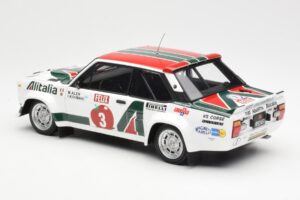 Fiat 131 Abarth #3 M. Alen / I. Kivimaki Winner Rally 1000 Lakes 1980 Kyosho 1:18 08376H Metal — billede 7 af 8