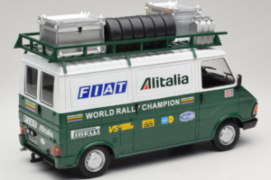 Fiat 242 Alitalia Rally Team Assistance With Trailer 1978 IXO 1:18 18CMC027WX Metal — billede 3 af 7