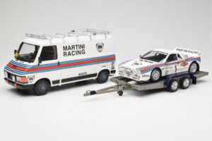 Fiat 242 & Lancia 037 Group B #1 W. Rohrl / C. Geistdorfer Rally Monte Carlo 1983 Otto 1:18 OT360 Resin