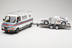 Fiat 242 & Lancia 037 Group B #1 W. Rohrl / C. Geistdorfer Rally Monte Carlo 1983 Otto 1:18 OT360 Resin — billede 7 af 7