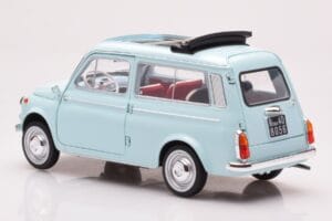 Fiat 500 Giardiniera Acquamarina Blå Norev 1:18 187742 Metal — billede 7 af 7
