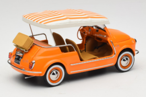 Fiat 500 Jolly Orange Norev 1:18 187791 Metal — billede 2 af 6