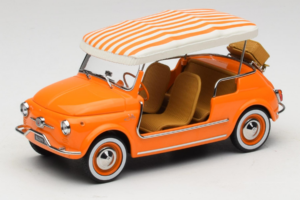 Fiat 500 Jolly Orange Norev 1:18 187791 Metal