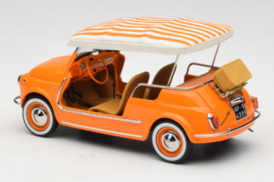 Fiat 500 Jolly Orange Norev 1:18 187791 Metal — billede 5 af 6