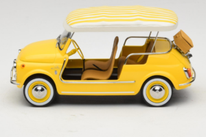 Fiat 500 Jolly Gul Norev 1:18 187790 Metal — billede 3 af 6