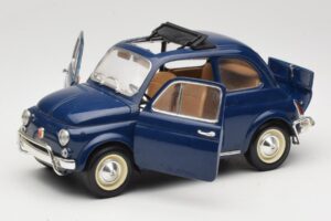 Fiat 500 L Blå Bburago 1:18 3327 Metal — billede 2 af 8