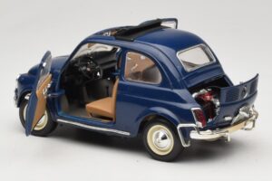 Fiat 500 L Blå Bburago 1:18 3327 Metal — billede 5 af 8