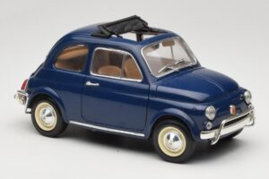 Fiat 500 L Blå Bburago 1:18 3327 Metal — billede 6 af 8