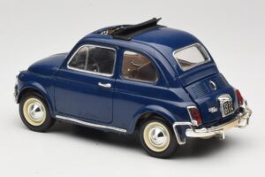 Fiat 500 L Blå Bburago 1:18 3327 Metal — billede 7 af 8