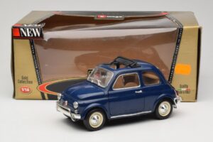 Fiat 500 L Blå Bburago 1:18 3327 Metal — billede 8 af 8