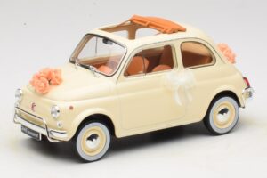 Fiat 500 L Elfenben Wedding Gift Norev 1:18 187780 Metal