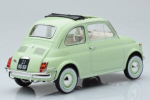 Fiat 500 L Lysegrøn Norev 1:18 187773 Metal — billede 2 af 6