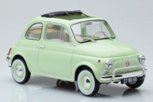 Fiat 500 L Lysegrøn Norev 1:18 187773 Metal — billede 4 af 6