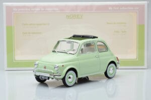 Fiat 500 L Lysegrøn Norev 1:18 187773 Metal — billede 6 af 6