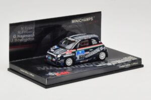 Fiat 500 #168 Engstler Motorsport Freke / Friberg / Naumann 24 Hours Nurburgring 2008 Minichamps 1:43 437081268 Metal — billede 2 af 4