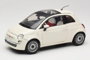 Fiat 500 Hvid Mondo Motors 1:18 500291 Metal