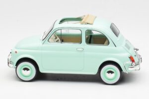 Fiat 500L Pastel Blå Norev 1:18 187777 Metal — billede 3 af 6