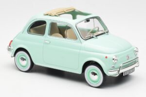 Fiat 500L Pastel Blå Norev 1:18 187777 Metal — billede 4 af 6