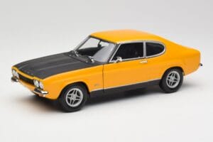 Ford Capri 2600 RS Signal Gul Med Sort Minichamps 1:18 180089070 Metal