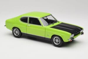 Ford Capri Mk1 RS 2600 Grøn & Sort Minichamps 1:18 150089075 Metal — billede 6 af 8