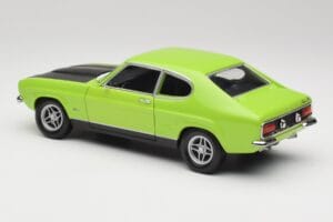 Ford Capri Mk1 RS 2600 Grøn & Sort Minichamps 1:18 150089075 Metal — billede 7 af 8