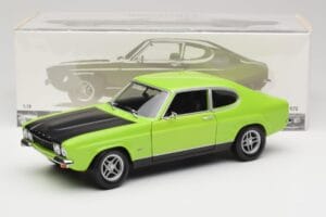 Ford Capri Mk1 RS 2600 Grøn & Sort Minichamps 1:18 150089075 Metal — billede 8 af 8