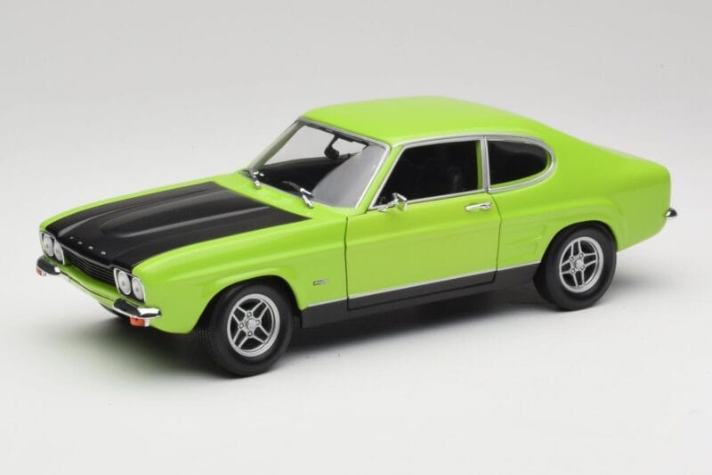 Ford Capri Mk1 RS 2600 Grøn & Sort Minichamps 1:18 150089075 Metal