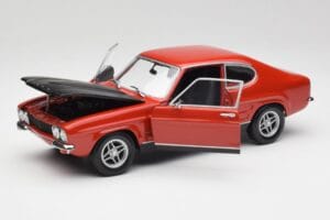 Ford Capri Mk1 RS 2600 Rød & Sort Minichamps 1:18 150089076 Metal — billede 2 af 8