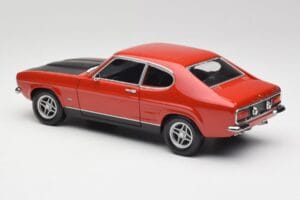 Ford Capri Mk1 RS 2600 Rød & Sort Minichamps 1:18 150089076 Metal — billede 7 af 8