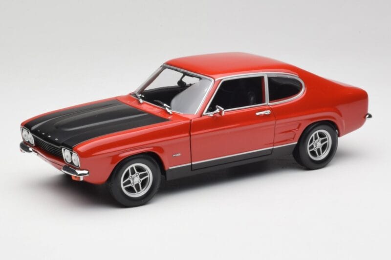 Ford Capri Mk1 RS 2600 Rød & Sort Minichamps 1:18 150089076 Metal